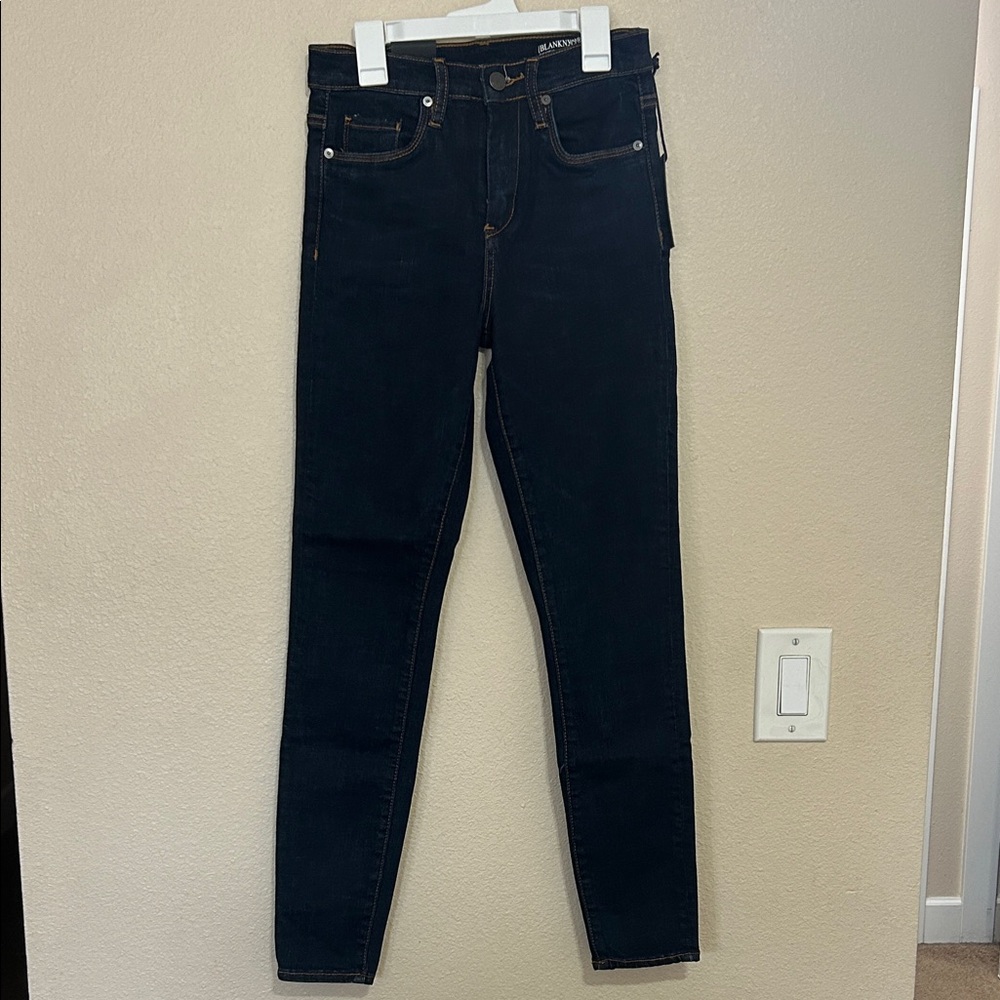 Blank NYC Women's Dark Blue Skinny Jeans